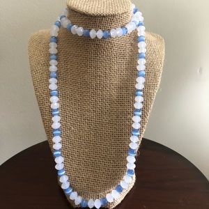 Long beaded necklace